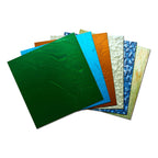 Assorted Set of Six - 12" x 12" Assorted Mirror Backed Glass