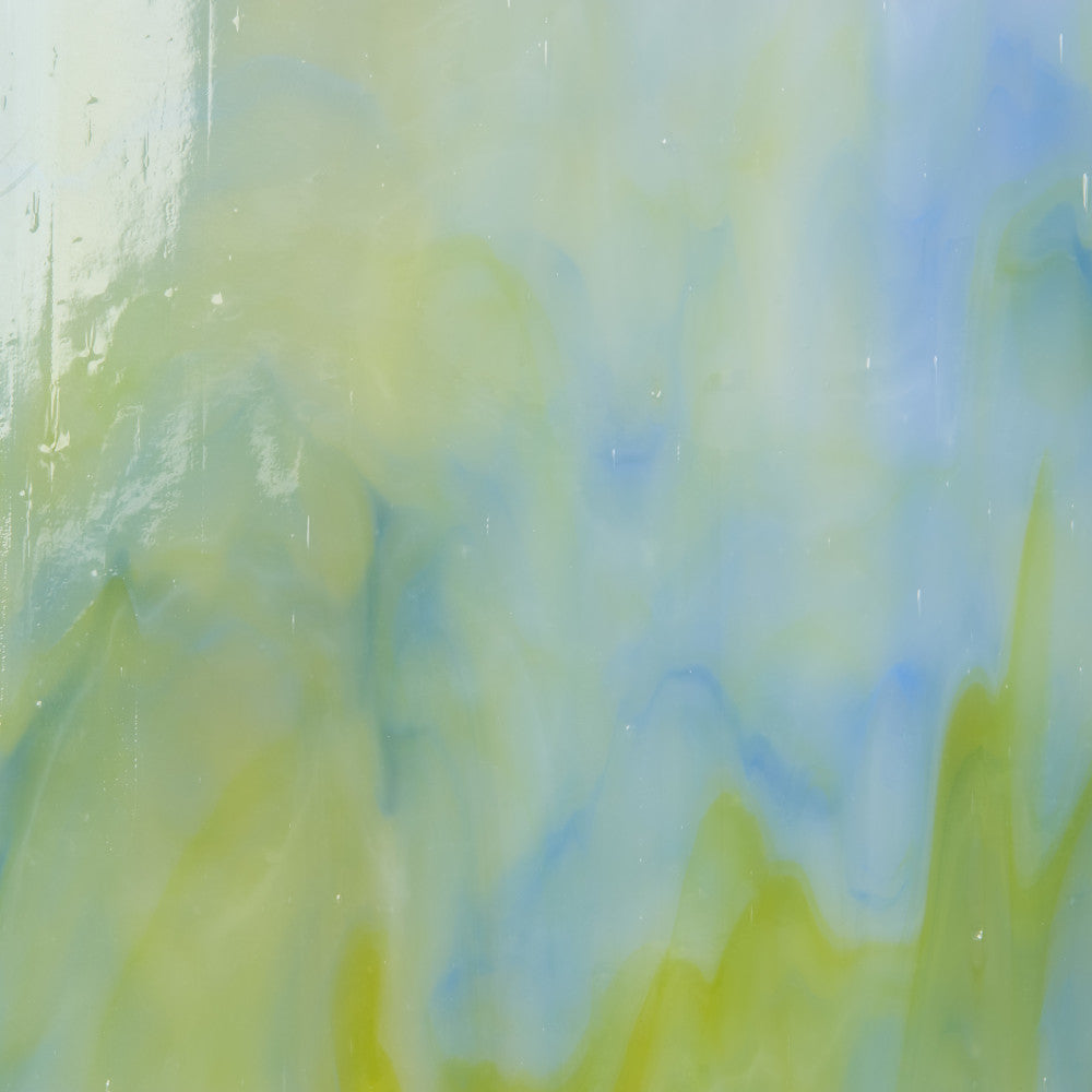 Glass Sheet Mixed Colors Streaky w/ multi colors