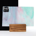 Glass Sheet Browns & Mixed Colors Streaky w/ multi colors