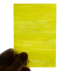 Glass Sheet Yellow Streaky w/ multi colors