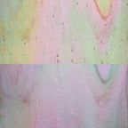 Glass Sheet Pink Streaky w/ Multi Colors and Iridescent Finish