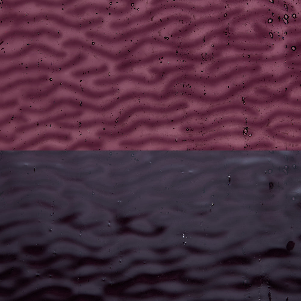 Rippled Glass Sheet Violet