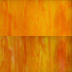Glass Sheet Red with Yellow and Orange Streaky