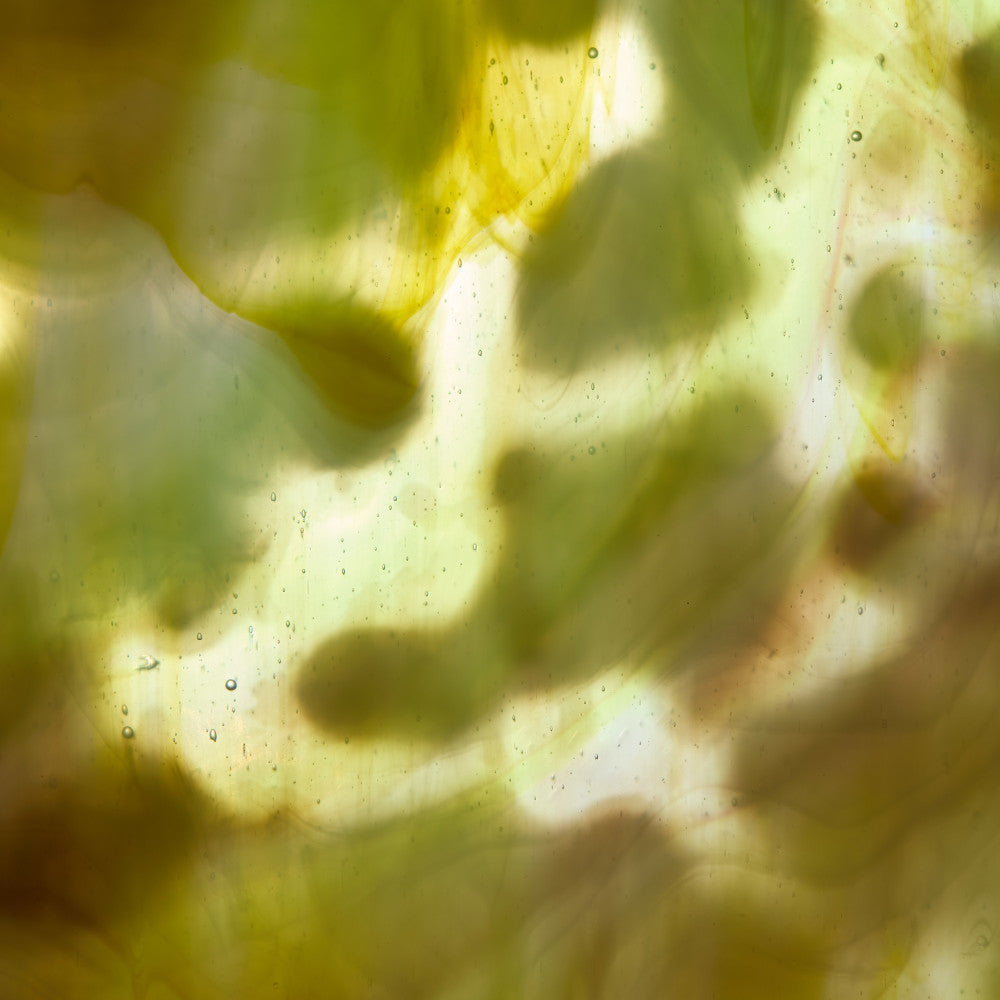 Glass Sheet Mixed Colors Mottled  w/ Yellow/White/Purple Streaky