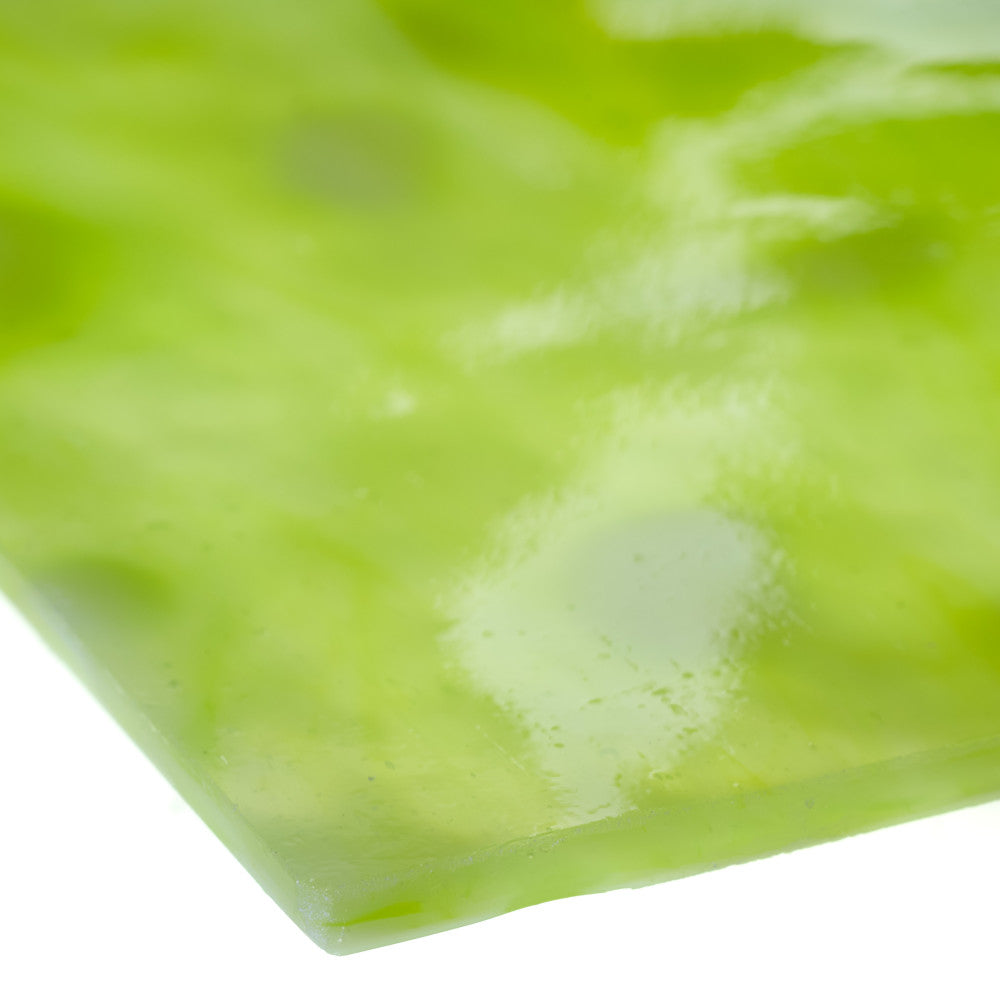 Glass Sheet Mixed Colors Mottled  w/ Yellow/Green/White