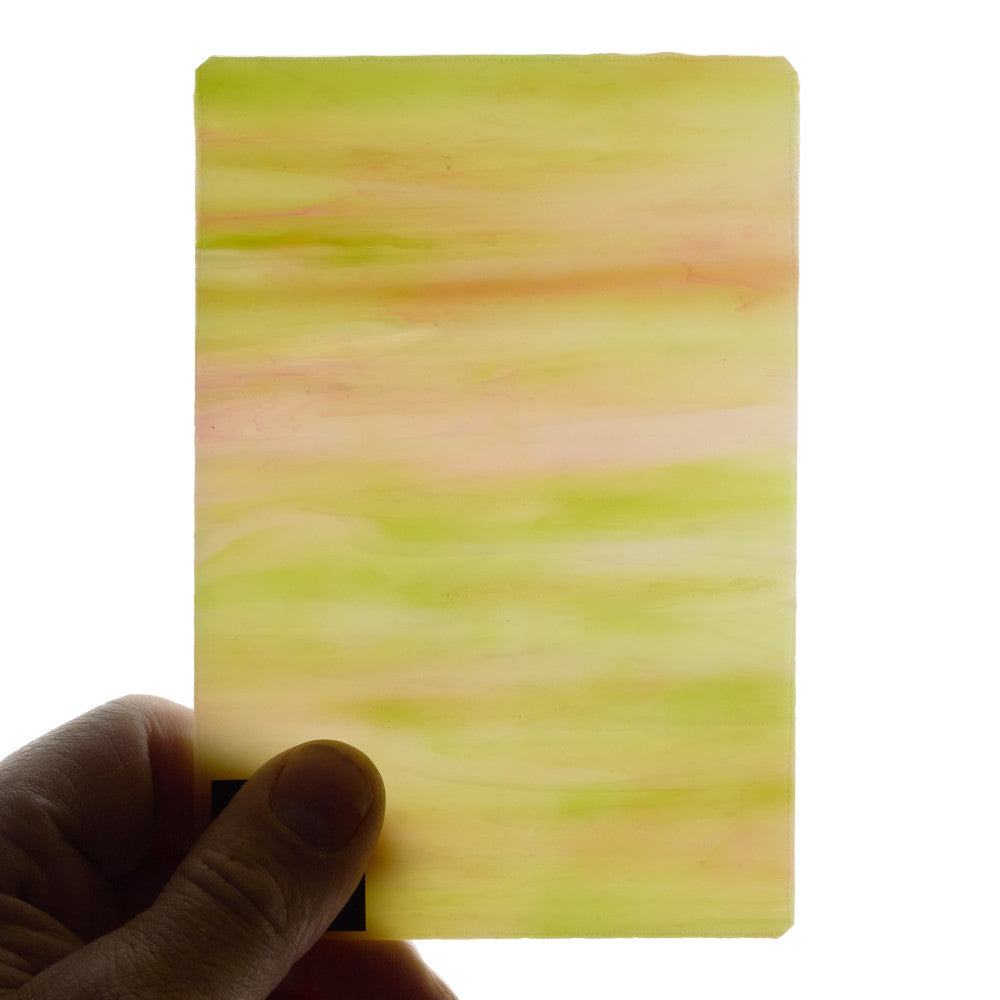 Glass Sheet Mixed Colors Streaky w/ multi colors