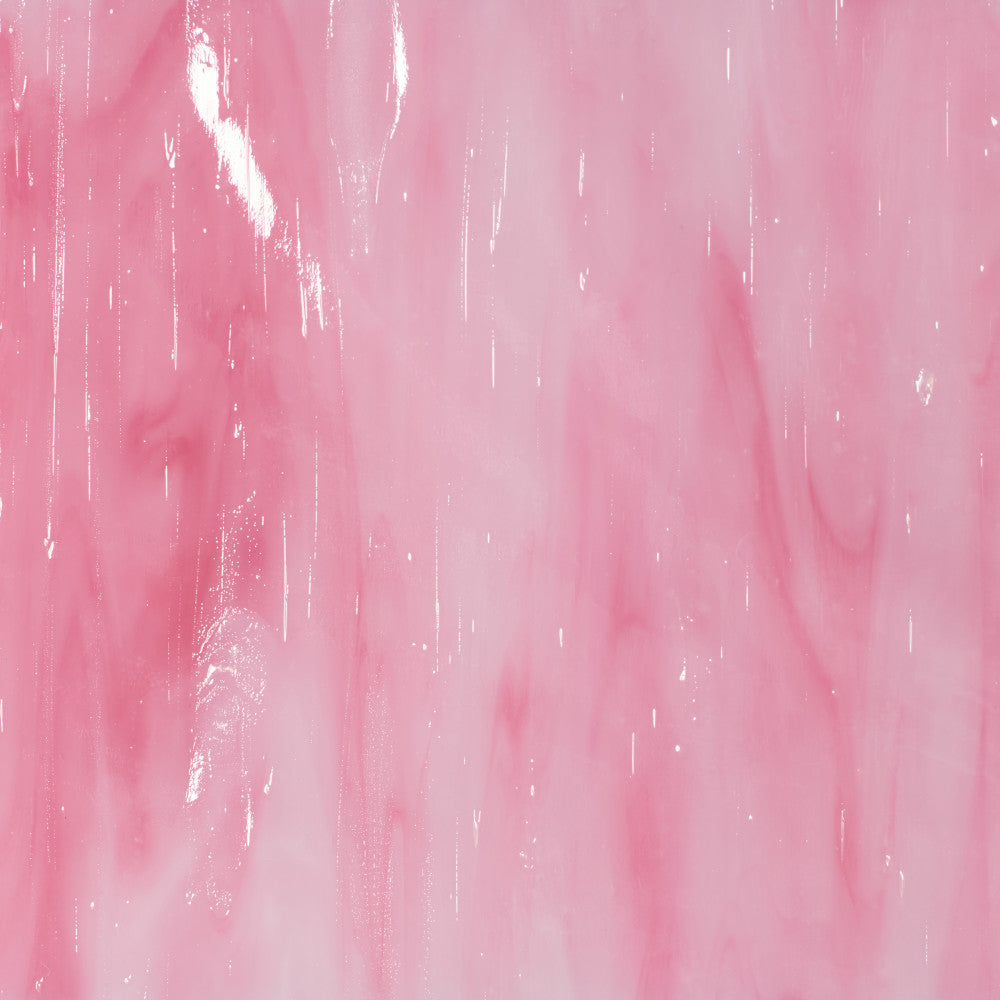 Glass Sheet Pink and White Streaky