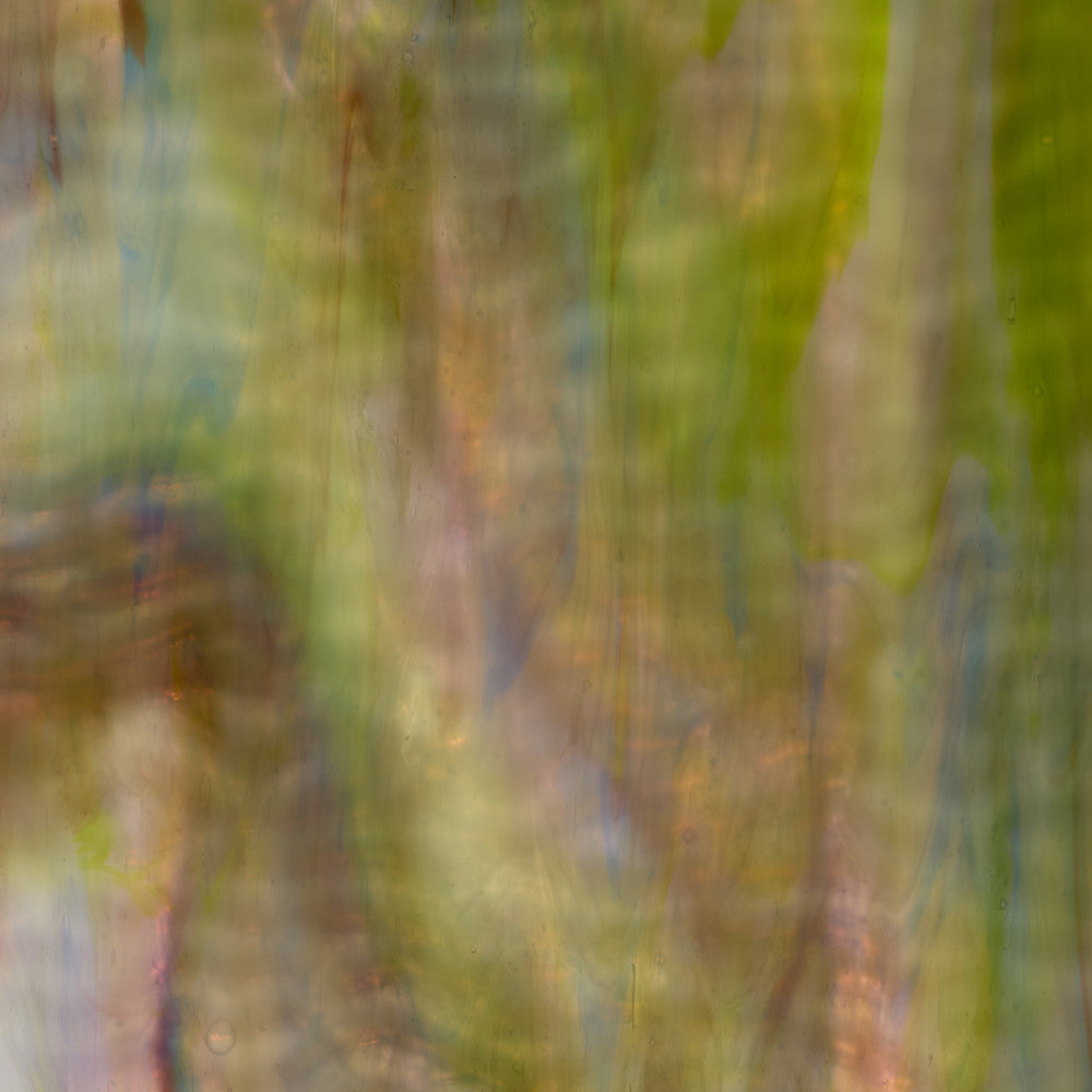 Glass Sheet Mixed Colors with a Ripple Texture (White, Green, Purple, Blue)