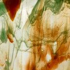 Glass Sheet Orange with Green Streaky