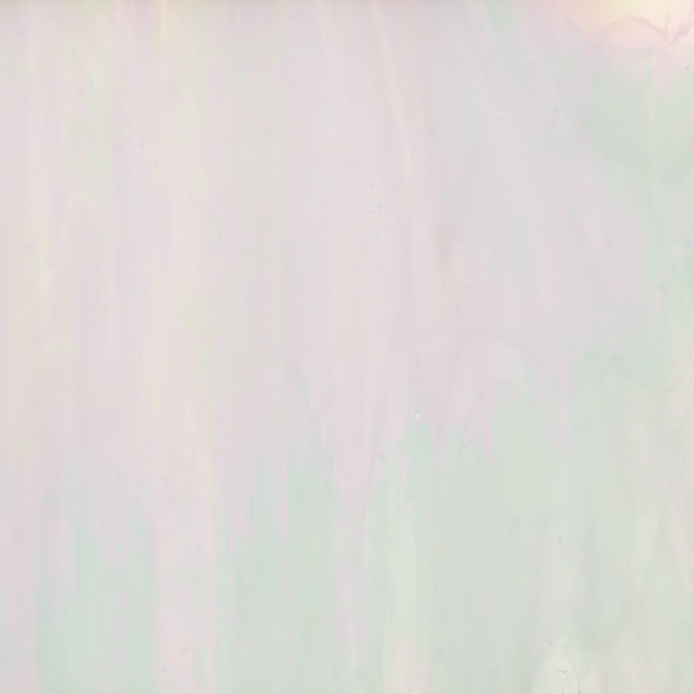 Glass Sheet White, clear & light pastel colors streaky w/ iridescent