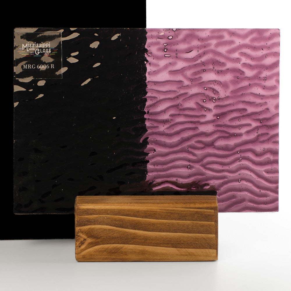 Rippled Glass Sheet Violet