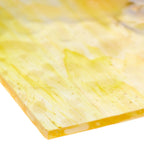 Glass Sheet Orange Mottled with white streaky