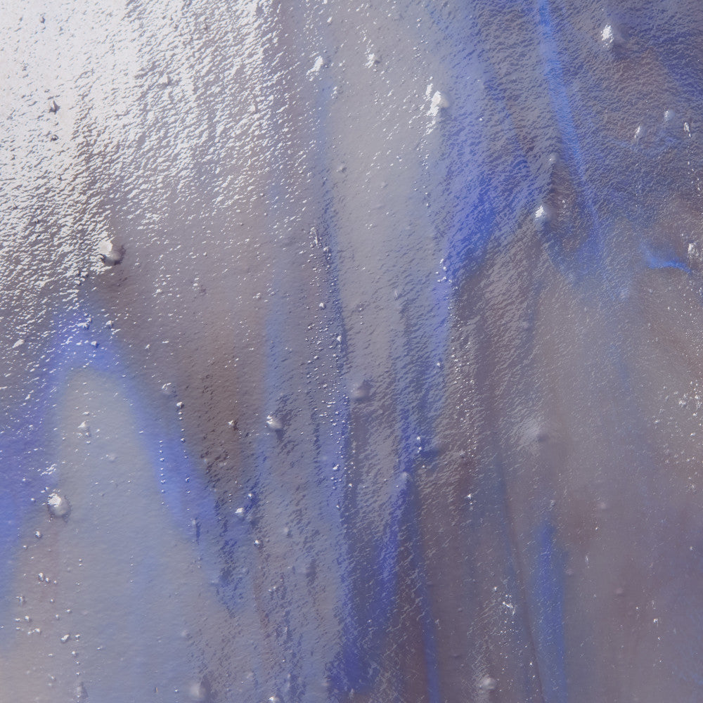 Glass Sheet Blue Streaky w/ Purple, Clear
