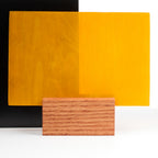 Glass Sheet Orange Cathedral (High Transparency & Clarity)