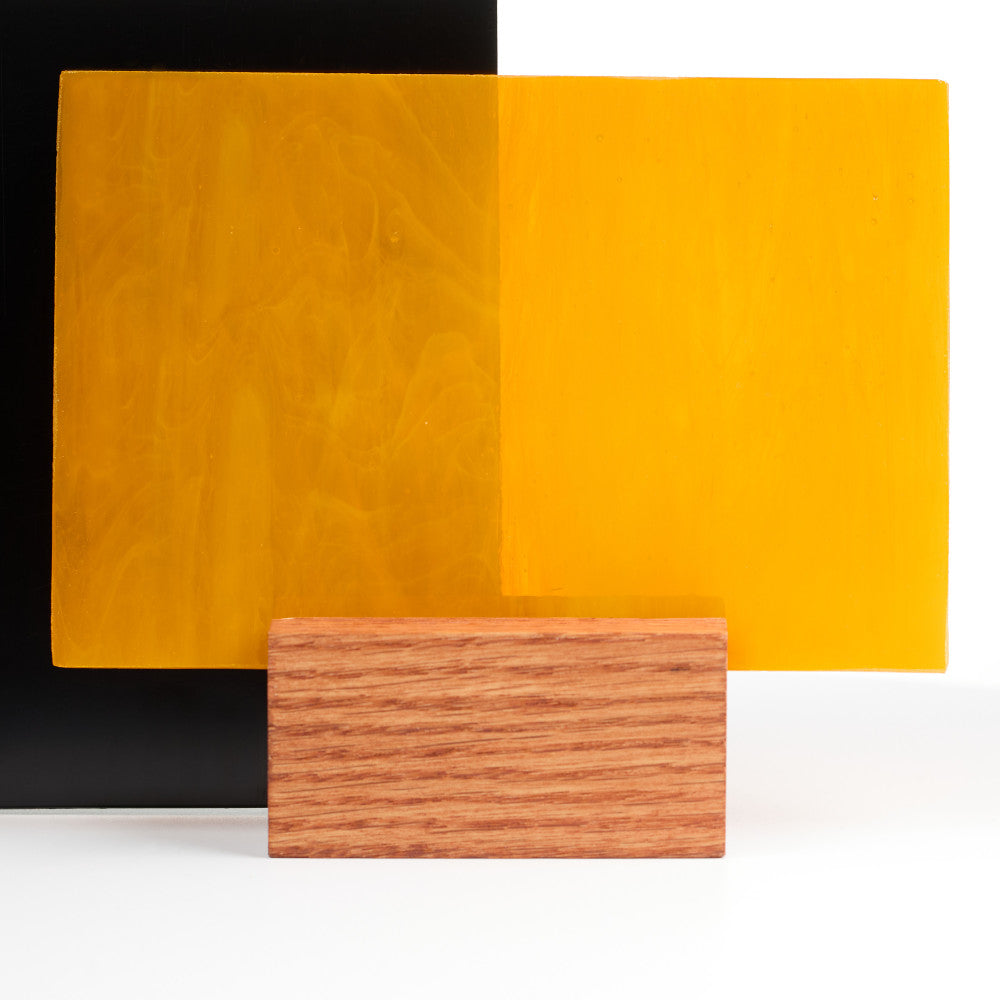 Glass Sheet Orange Cathedral (High Transparency & Clarity)