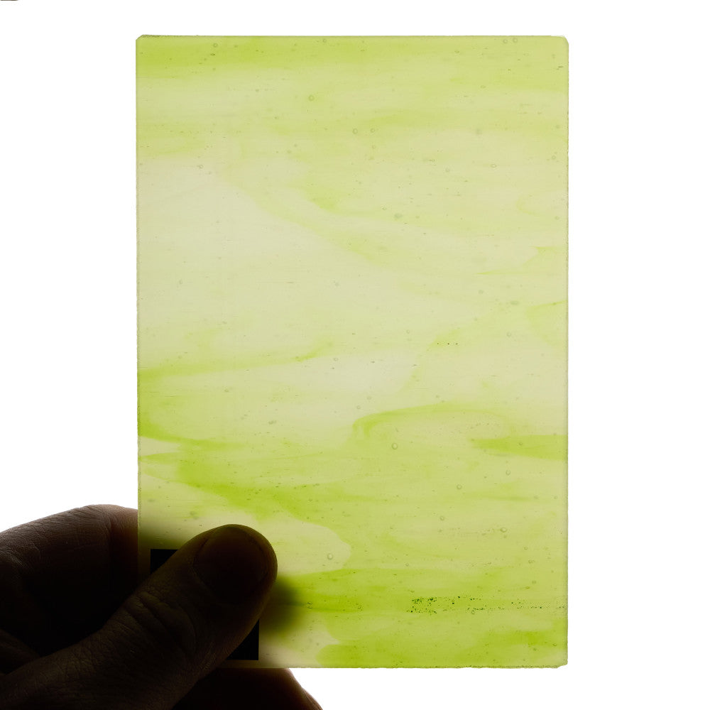 Glass Sheet Green with  Streaky