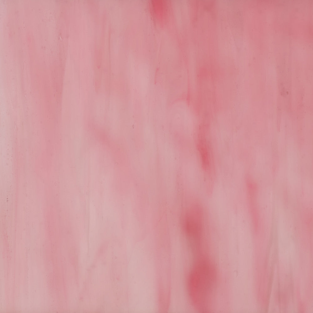Glass Sheet Pink and White Streaky