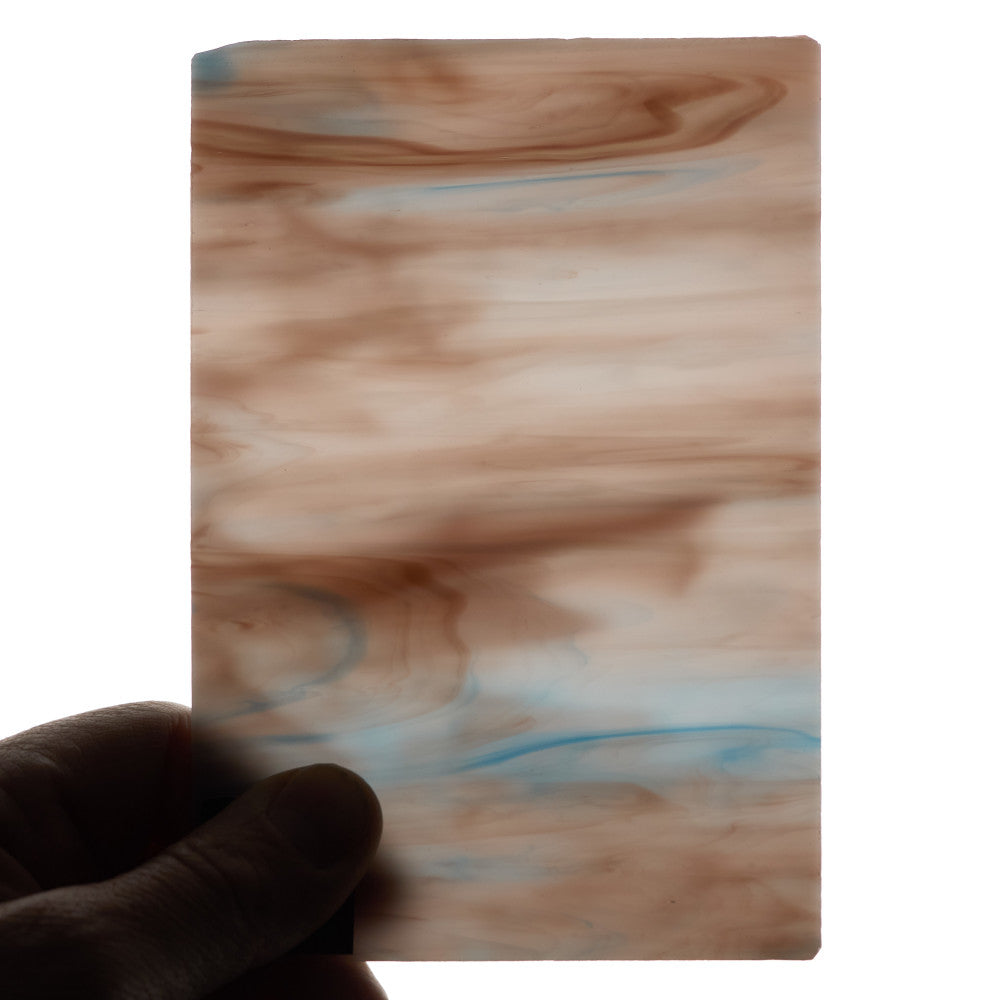Glass Sheet Mixed Colors Streaky w/ White/Pink/Blue