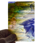 Rippled Glass Sheet Mixed Colors Streaky w/ Multi Colors