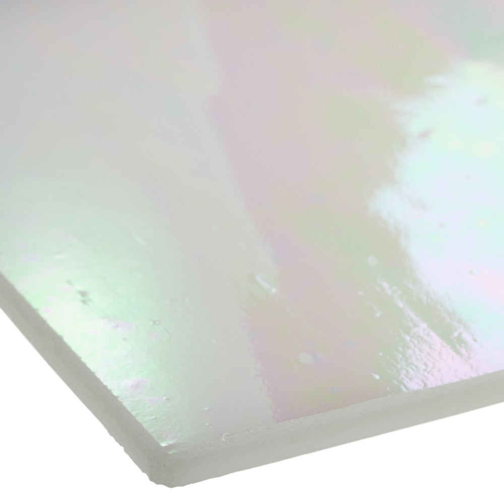Glass Sheet White, clear & light pastel colors iridescent quality
