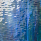 Rippled Glass Sheet Mixed Colors Streaky w/ Multi Colors