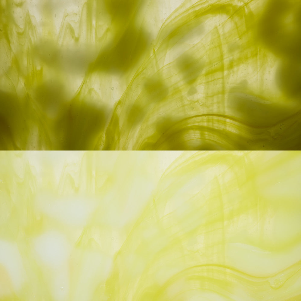 Glass Sheet Yellow Mottled