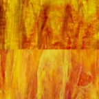 Ripple Glass Sheet Mixed Colors Streaky w/ Multi Colors
