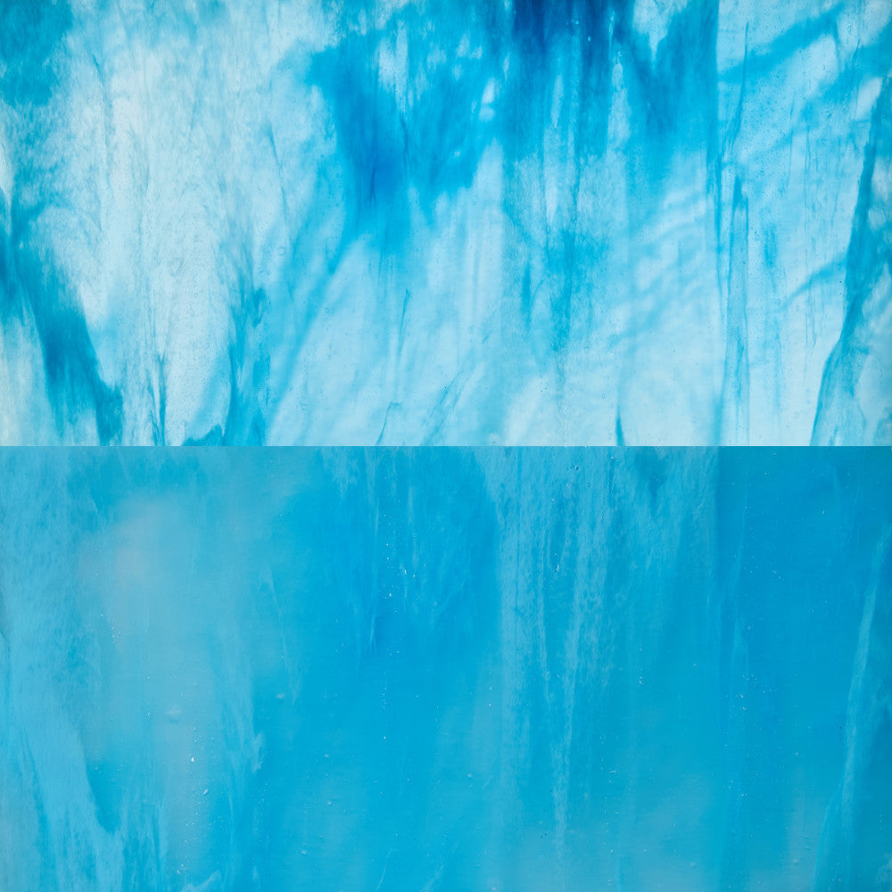 Glass Sheet Blue Iridescent