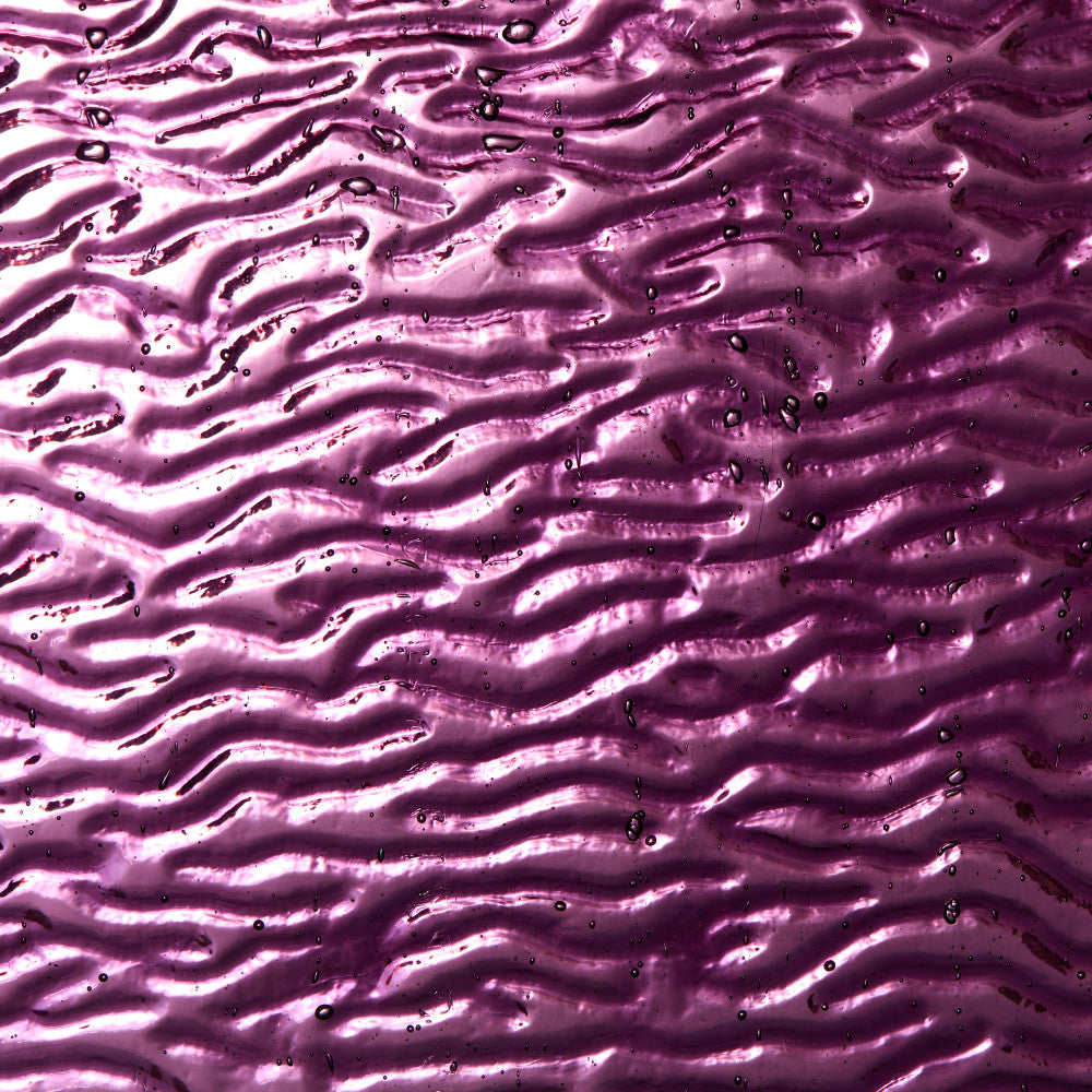 Rippled Glass Sheet Violet