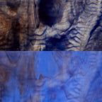 Rippled Glass Sheet Mixed Colors Streaky w/ Multi Colors