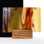 Glass Sheet Browns & Mixed Colors Streaky w/ multi colors