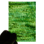Ripple Glass Sheet Mixed Green and Blue Streaky
