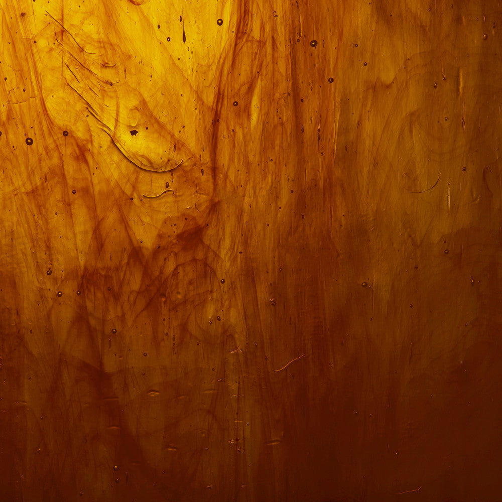 Glass Sheet Orange Cathedral (High Transparency & Clarity)
