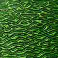 Glass Sheet Green Ripple Glass with Mirror Backing