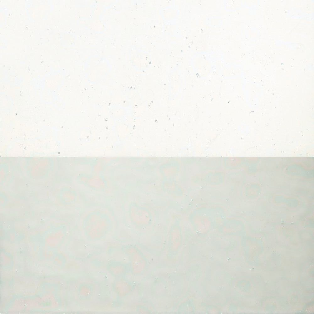 Glass Sheet Clear Cathedral with Texture and Iridescent Finish
