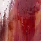 Glass Sheet Red Steaky w/ Multi Colors