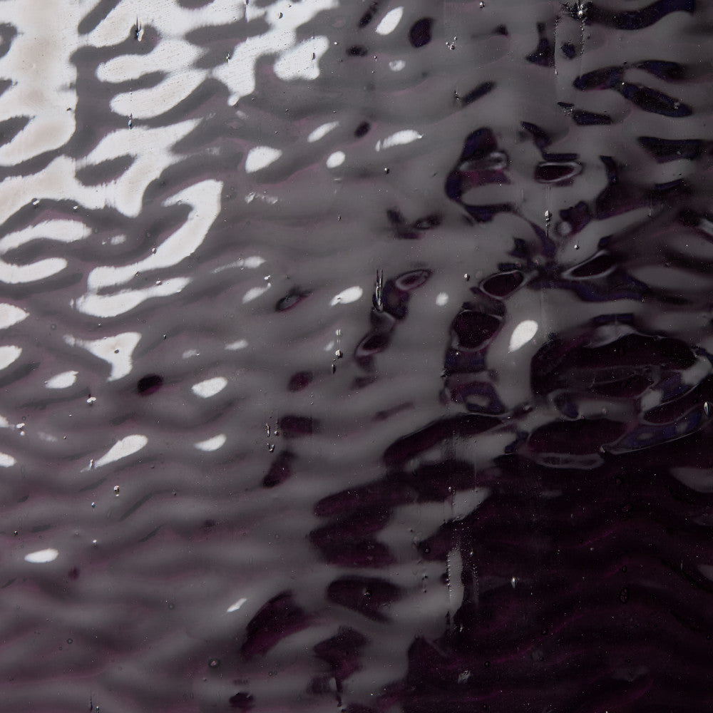 Rippled Glass Sheet Violet