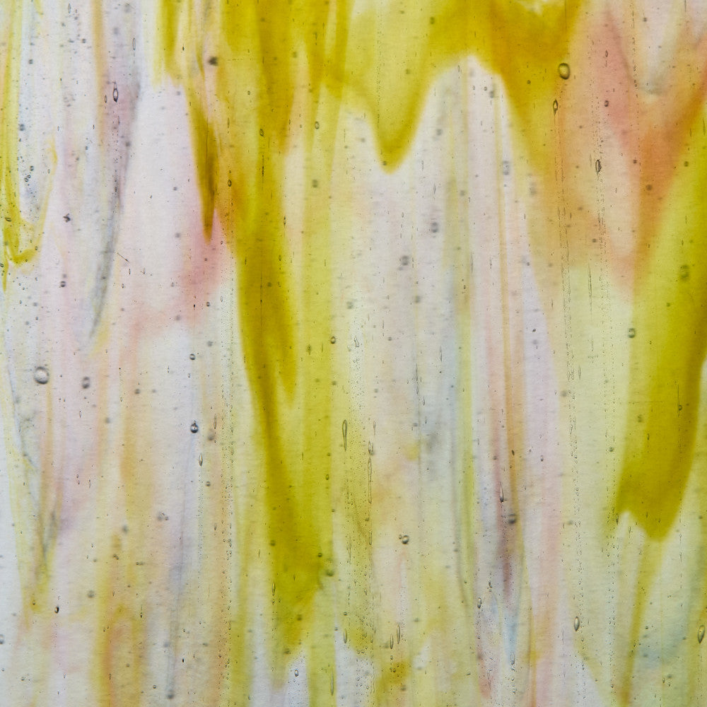 Glass Sheet Mixed Colors Streaky w/ Multi Colors