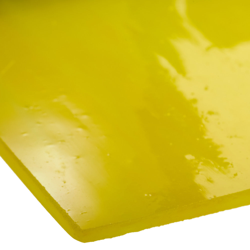 Glass Sheet Yellow Streaky w/ multi colors