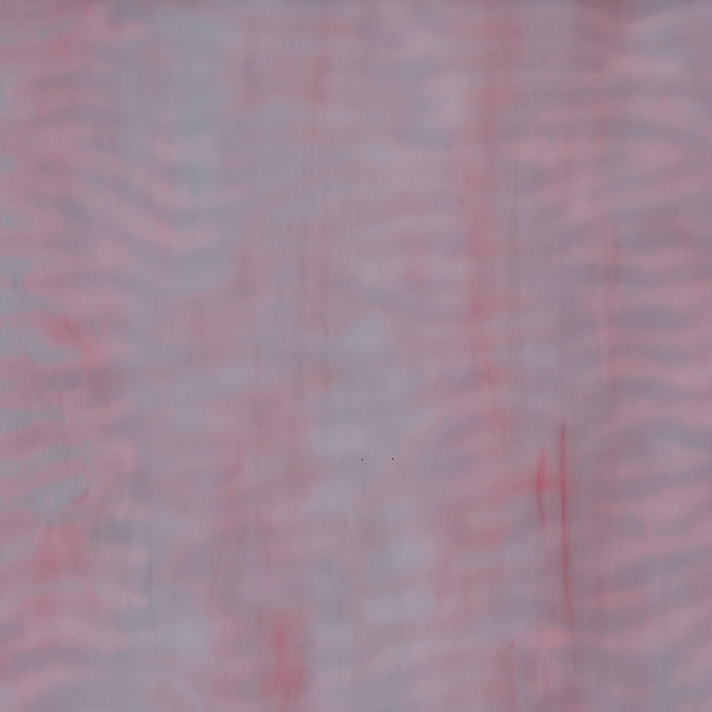 Rippled Glass Sheet Pink Streaky w/ White and Iridescent Finish