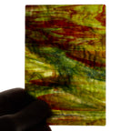 Rippled Glass Sheet Mixed Colors Streaky w/ Multi Colors