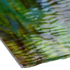 Rippled Glass Sheet Mixed Colors Streaky w/ Multi Colors