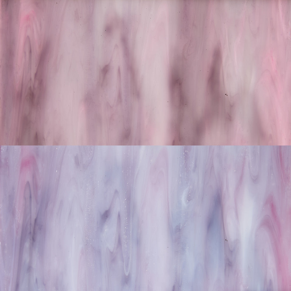 Glass Sheet Red Streaky w/ multi colors