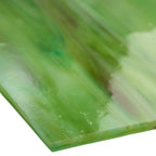 Glass Sheet Green Streaky w/ Multi Color