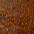 Glass Sheet Orange Ripple Glass with Mirror Backing