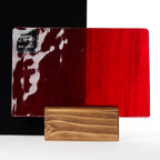 Glass Sheet Red Cathedral (High Transparency & Clarity)