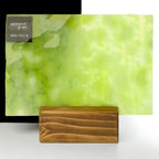 Glass Sheet Mixed Colors Mottled  w/ Yellow/Green/White