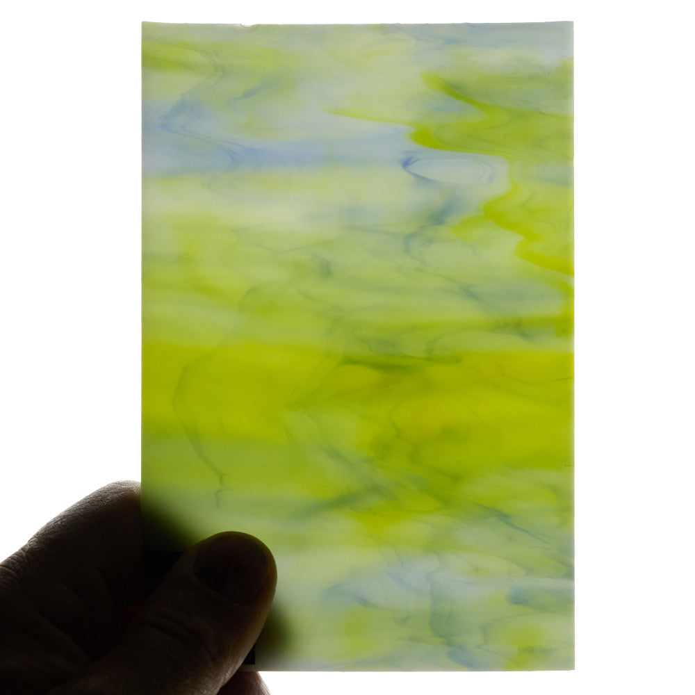 Glass Sheet Mixed Colors Streaky w/ multi colors