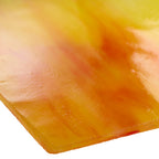Glass Sheet Orange Streaky w/ multi colors