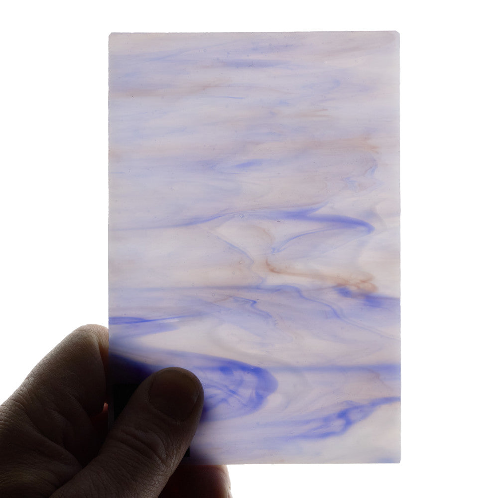 Glass Sheet Blue and Purple Streaky